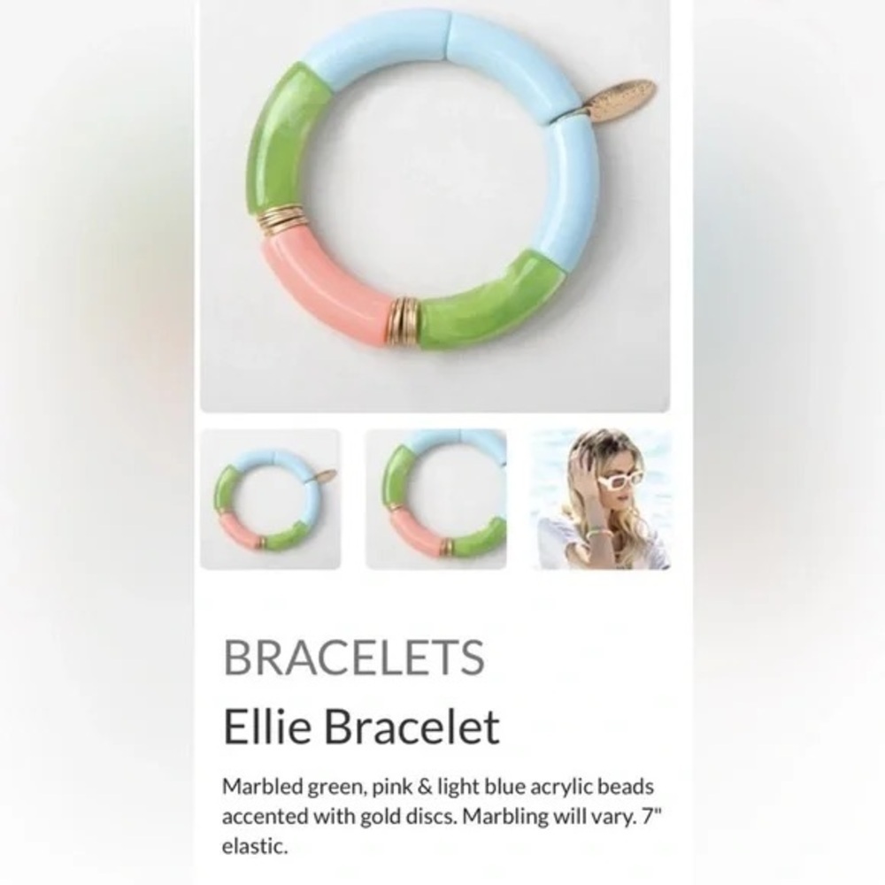 ❄️ Plunder | Ellie Bracelet Summer Beach Vibes Stretch - Picture 4 of 8